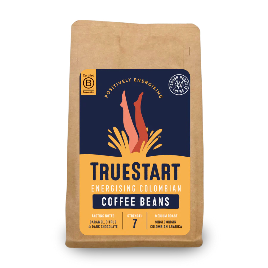 TrueStart Energising Colombian   Single Origin   Beans 200g